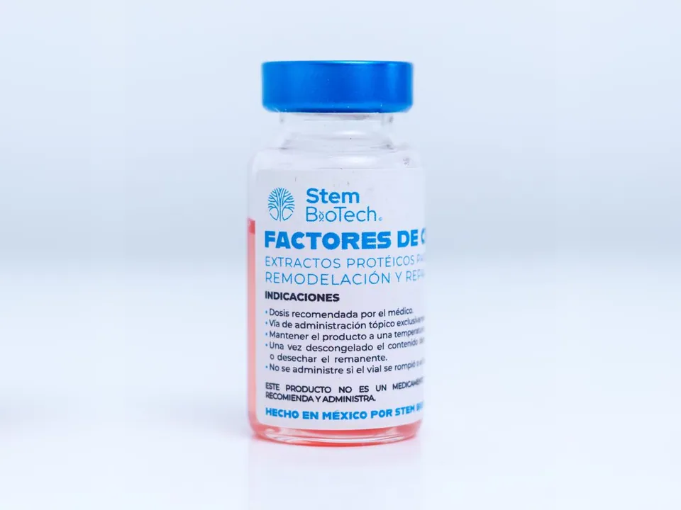 Growth factor product used at Longevity Clinic